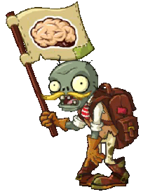 Eating - Flag Zombie - Plants vs. Zombies 2
