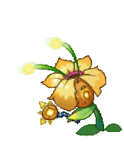 Idle - Solar Honeysuckle - Back - Plants vs. Zombies 2