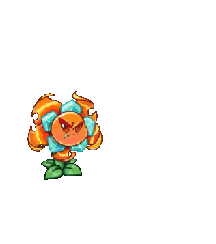 Attack - Fire - Plants vs. Zombies 2