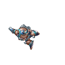 About to fall off ledge B - Mega Man X4