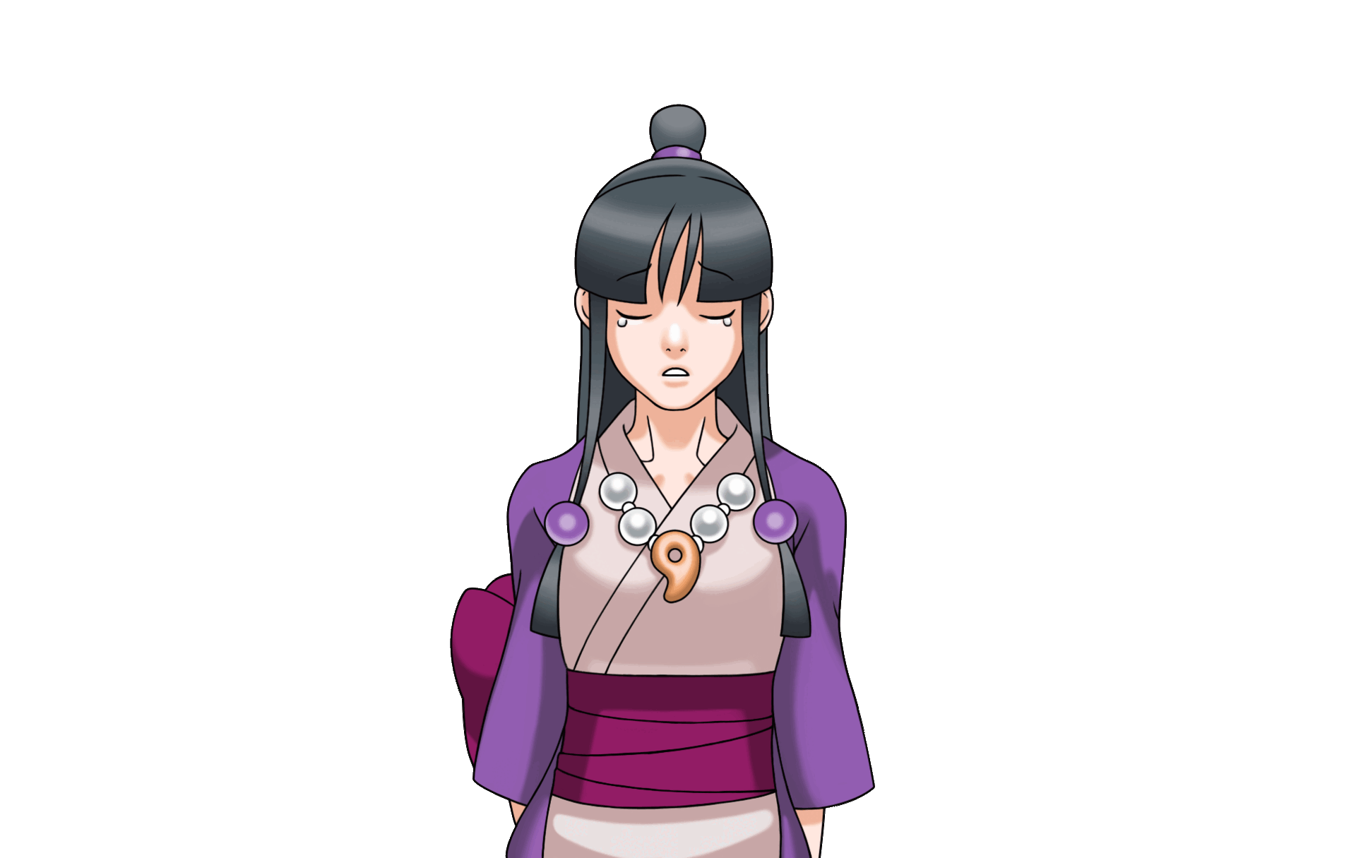 Maya Fey (Sniffling) - Phoenix Wright: Ace Attorney Trilogy