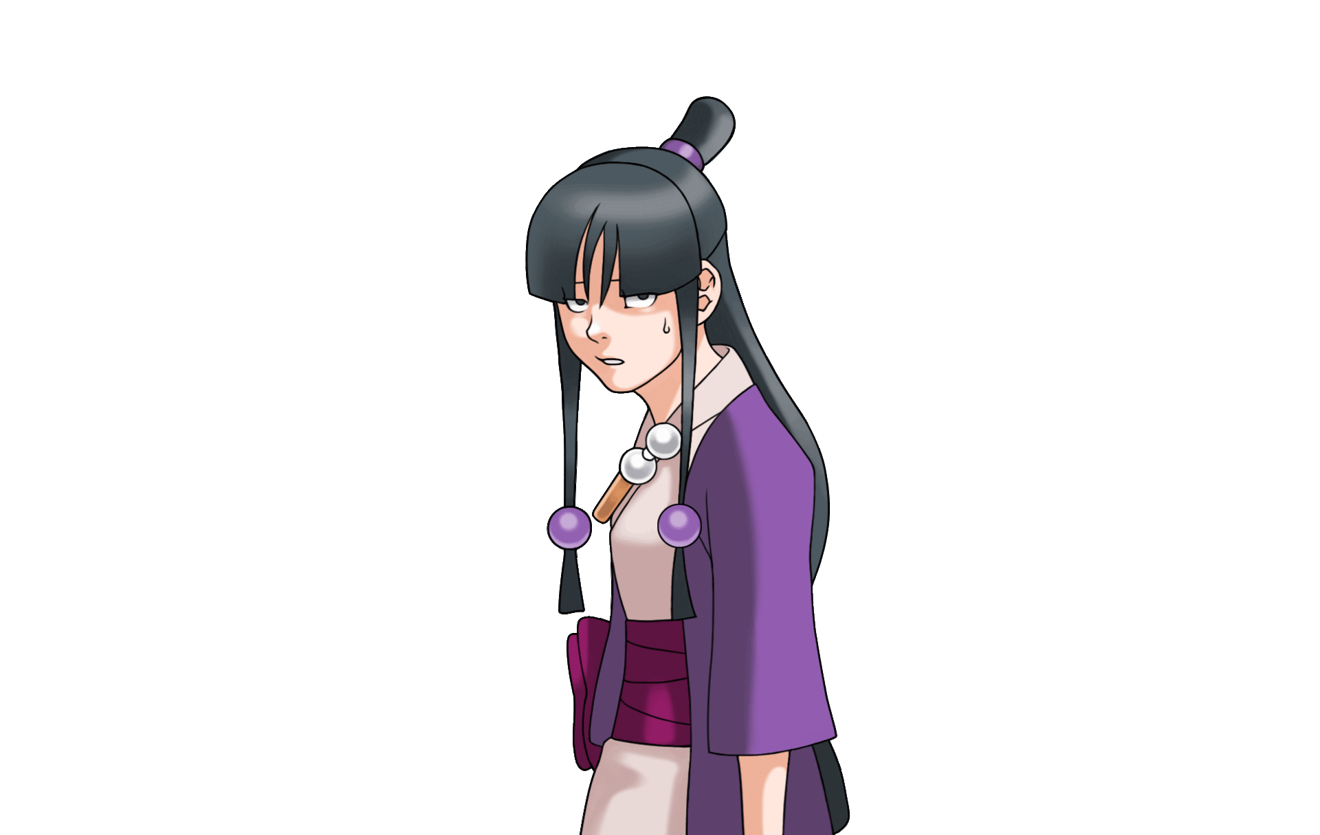 Maya Fey (In Court, Miffed) - Phoenix Wright: Ace Attorney Trilogy