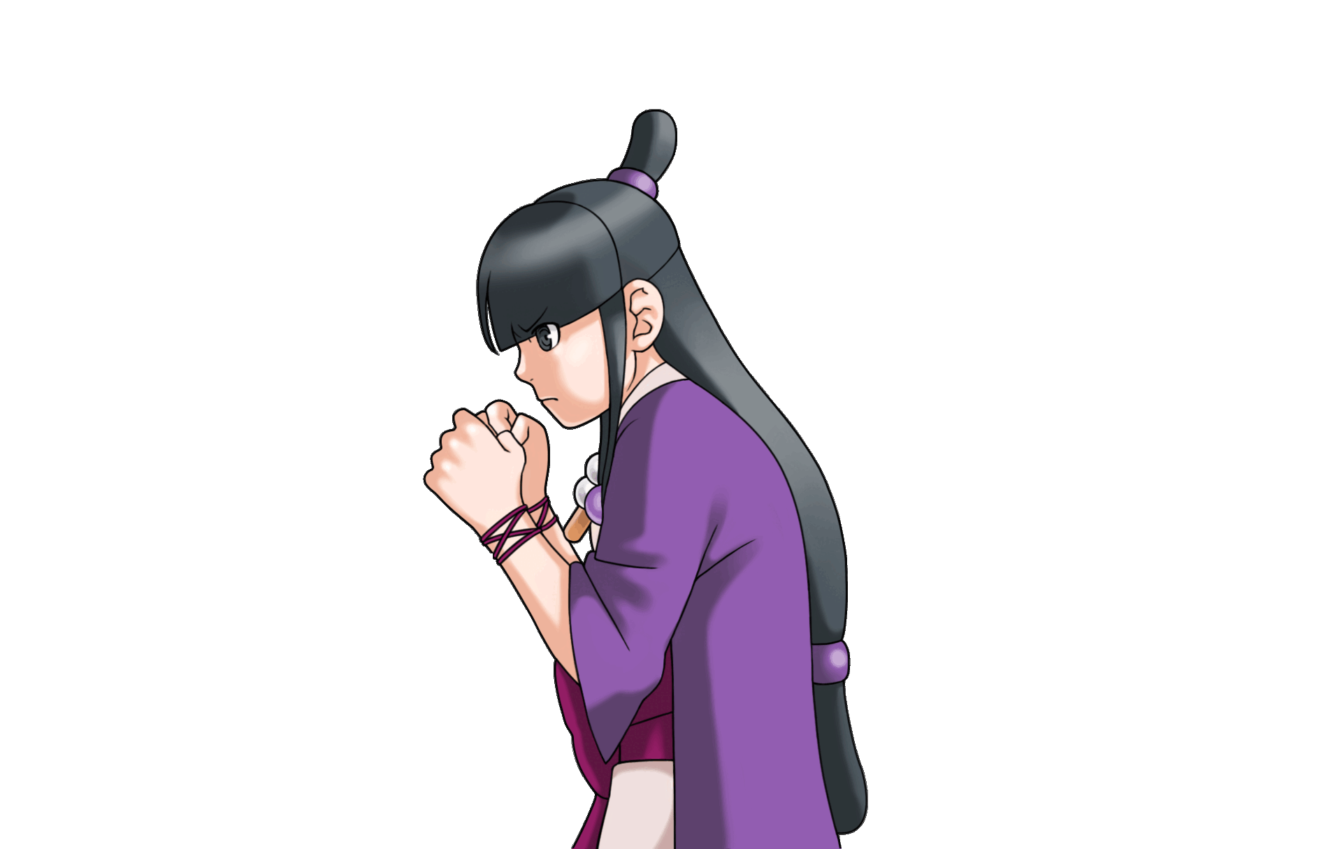 Maya Fey (In Court, Determined, Talking) - Phoenix Wright: Ace Attorney Trilogy