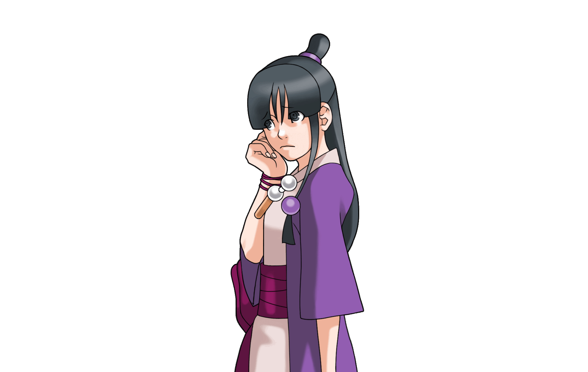 Maya Fey (In Court, Thinking, Talking) - Phoenix Wright: Ace Attorney Trilogy