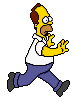Homer Running - Virtual Bart