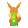 Eevee joycon - Pokémon: Let's Go, Pikachu! / Eevee!