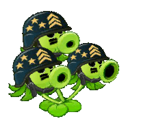 Attack - Threepeater (Chinese Only) - Plants vs. Zombies 2