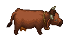 Brown Cow Grazing - Graveyard Keeper