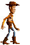 Woody crouch - Toy Story