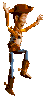 Woody falling - Toy Story