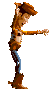 Woody landing - Toy Story