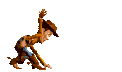 Attack while crouching - Toy Story