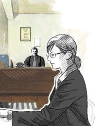 (2) 19-24R. Rachel picks up the receiver - Hotel Dusk: Room 215