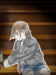 2. The girl throws the puzzle - Hotel Dusk: Room 215