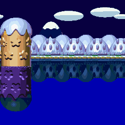 Planet Floria - Winter - Kirby Super Star