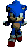 Sonic - Front, No Shadow - Sonic the Hedgehog 3 (Promotional Cartridge)
