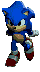 Sonic - Left, No Shadow - Sonic the Hedgehog 3 (Promotional Cartridge)