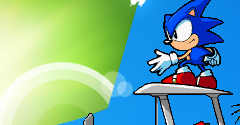 The Spriters Resource - Full Sheet View - Sonic Screensaver - Sonic