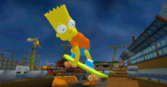 The Simpsons Skateboarding