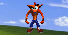 Crash Bandicoot Desktop Character