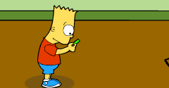 Bart Simpson Saw Game