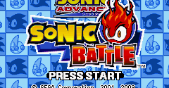 2 in 1: Sonic Advance & Sonic Battle