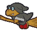 Magikoopa (Gray, Flying)