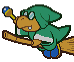 Magikoopa (Green, Flying)