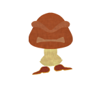 Mural Goomba (Paper Mario-Style)