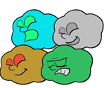 Puffs (Paper Mario-Style)