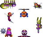 Badniks (Sonic 3D Blast/Flicky's Island)