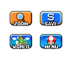 Dream Team Overworld Touch Screen Buttons