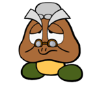 Goomma (Paper Mario-Style)