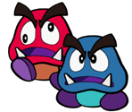 Goomba Bros. (Paper Mario-Style)