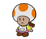 Innkeeper Toadette (Paper Mario-Style)