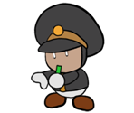 Excess Express Engineer (Paper Mario-Style)