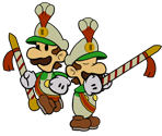 Luigi (Parade Leader, Paper Mario-Style)