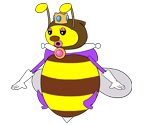 Honey Queen (Paper Mario-Style, 1 / 2)