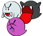 Boo (Paper Mario-Style)