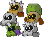 Clefts (Paper Mario-Style)