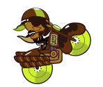 Kiwi Biker Cookie / Kiwi Cookie