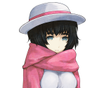 Shiina Mayuri (Winter, Outdoors)