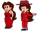 Pauline (Paper Mario-Style)