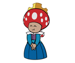 Princess Toadstool (SMB1 Guide, Paper Mario-Style)