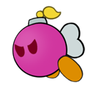 Bombette (Paper Mario-Style)