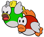 Cheep Cheeps (Paper Mario-Style)