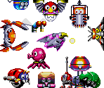 Badniks (Sonic Mania 16-bit)