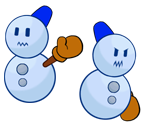 Mr. Blizzard (Paper Mario-Style, Modern)