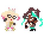 Pearl & Marina (Super Mario Maker-Style)