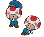 Train Conductor (Paper Mario-Style)